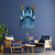 Modern Blue Buddha Wall Painting for Living Room, Bedroom, Office, Hotels, Drawing Room