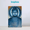 Modern Blue Buddha Wall Painting for Living Room, Bedroom, Office, Hotels, Drawing Room