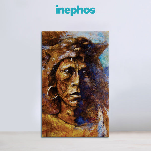Tribal Portrait Wall Art for Living Room, Bedroom, Office, Hotels, Drawing Room