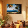 Coastal Bliss Beach Painting for Living Room, Bedroom, Office, Hotels, Drawing Room