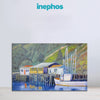 Quaint Dockside Houses Wall Painting for Living Room, Bedroom, Office, Hotels, Drawing Room
