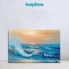 Tranquil Ocean Waves Wall Painting for Living Room, Bedroom, Office, Hotels, Drawing Room