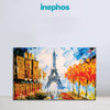 Eiffel Tower surrounded by vibrant autumn colors Wall Painting for Living Room, Bedroom, Office, Hotels, Drawing Room