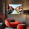 Venice Canal Wall Painting for Living Room, Bedroom, Office, Hotels, Drawing Room