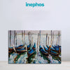 Boats at Rest Wall Painting for Living Room, Bedroom, Office, Hotels, Drawing Room