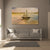 Serene Sailboat on a Calm Lake Wall Painting for Living Room, Bedroom, Office, Hotels, Drawing Room