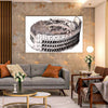 Colosseum Sketch - History Enthusiasts Wall Painting for Living Room, Bedroom, Office, Hotels, Drawing Room