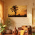 Majestic Sunset Tree Wall Painting for Living Room, Bedroom, Office, Hotels, Drawing Room
