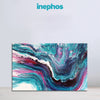 Oceanic Swirl – Abstract Fluid Art Canvas Painting for Living Room, Bedroom, and Office