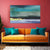 Stormy Horizon with Cattle Watercolor Canvas Painting for Living Room, Bedroom, and Office