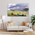 Rustic Countryside Cabin Watercolor Canvas Painting for Home & Office