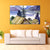 Lakeside Cabin Watercolor Canvas Painting for Home & Office