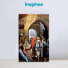 Vibrant Marketplace Scene Wall Painting for Living Room, Bedroom, Office, Hotels, Drawing Room
