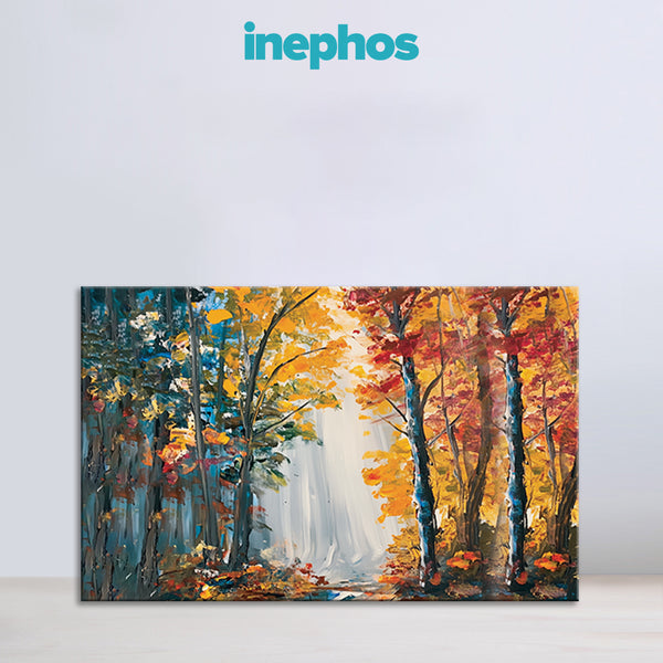 Forest Passage | Transition, Opportunity & Positive Flow | Colorful Landscape Home Décor Gift for Art Lovers & Nature Enthusiasts
