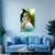 Graceful Indian Lady with Deer Canvas Painting for Living Room & Bedroom | Ethnic Royal Artwork in Vibrant Colors
