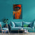 Cracked Vision | Textured Eye Canvas Painting with Bold Colors