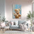 Textured Teddy Bear With Flowers Painting | Oil-Style Canvas For Kids Room & Nursery Wall Decor | Premium Quality Framed Wall Art For Bedroom, Living Room