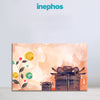 Gift Box With Floral Touch | Elegant Canvas Painting For Living Room & Celebration Décor