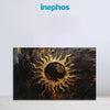 Golden Sun Abstract Canvas Art | Premium Wall Decor For Bedroom & Living Spaces