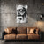 Rabindranath Tagore Side Profile Canvas | Black & White Artistic Wall Art