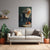 Rabindranath Tagore Painting | Wise Old Writer Canvas | Portrait Of Bearded Man Writing For Study Room & Library Wall Decor | Rabindranath Thakur Wall Art For Bedroom, Living Room