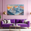 Prayer Flags in Himalayas | Colorful Mountain Canvas Painting for Spiritual Spaces