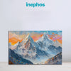 Prayer Flags in Himalayas | Colorful Mountain Canvas Painting for Spiritual Spaces