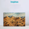 Desert Camel Caravan Painting | Rajasthani Travel Landscape Canvas | Sand Dunes & Mountain Wall Art for Home & Office
