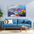 Grand Canyon Painting | Colorful Mountain Valley Canvas | Scenic Nature View Landscape Wall Art for Home & Office Décor