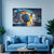 Technological Evolution of Thought Painting | Futuristic Cyberpunk AI Robot Canvas | Sci-Fi Technology Artificial Intelligence Bot Wall Art for Office & Home Decor