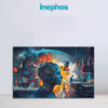 Technological Evolution of Thought Painting | Futuristic Cyberpunk AI Robot Canvas | Sci-Fi Technology Artificial Intelligence Bot Wall Art for Office & Home Decor
