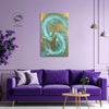 Pisces Zodiac Wall Art | Spiritual Awareness, Emotional Harmony & Deep Intuition | The Ocean of Consciousness | Twin Fish Ocean Canvas Painting | Pisces Water Sign Consciousness & Spiritual Depth Astrology Artwork