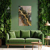 Taurus Zodiac Wall Art | Stability, Grounding & Prosperity Energy | Sacred Earth Flow | Earth Energy Abstract Canvas Painting | Taurus Earth Element Abundance Astrology Artwork | Living Room, Office & Financial Stability Spaces