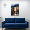 Cancer Zodiac Wall Art | Emotional Comfort, Security & Family Warmth | Shelter of Warmth | Cozy Home Canvas Painting | Cancer Water Sign Nurturing Energy Astrology Artwork | Living Rooms, Bedrooms & Family Spaces