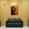 Leo Zodiac Wall Art | Courage, Authority & Royal Leadership Energy | Royal Solar Guardian | Majestic Lion Canvas Painting | Leo Sun Sign Power & Confidence Astrology Artwork | Executive Offices, Living Rooms & Leadership Spaces
