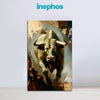 Taurus Zodiac Wall Art | Strength, Stability & Financial Confidence | Power of the Sacred Bull | Sacred Bull Canvas Painting | Taurus Earth Sign Prosperity & Power Astrology Artwork | Office Cabins & Leadership Spaces