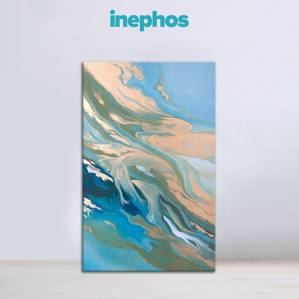 Pisces Zodiac Wall Art | Intuition, Emotional Depth & Inner Reflection | Flow of Inner Worlds | Pisces Fish Canvas Painting | Pisces Water Sign Spiritual Awareness & Imagination Astrology Artwork | Meditation Corners, Creative Studios & Reflection Spaces