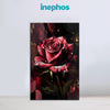 Scorpio Zodiac Wall Art | Passion, Emotional Depth & Magnetic Attraction | Magnetic Desire &Emotional Depth | Crimson Rose Canvas Painting | Scorpio Water Sign Intensity & Mystery Astrology Artwork | Bedrooms, Romantic Corners & Intimate Spaces