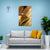 Virgo Zodiac Wall Art | Abstract Gold Canvas Painting