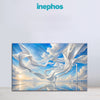 Aquarius Zodiac Wall Art | Ethereal Winds of Freedom & Higher Consciousness | Celestial Air Element Astrology Canvas Painting | Minimal Cosmic Flow Luxury Decor