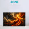 Aries Zodiac Wall Art | Courage, Momentum & Fearless Transformation | Ascendant Fire Vortex | Fiery Path of Victory Canvas Painting | Aries Fire Sign Astrology Energy Artwork | Leadership, Ambition & Success Spaces