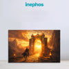 Aries Zodiac Wall Art | Victory, Courage & Fearless Leadership | Gateway of Ascension | Fiery Warrior Path Canvas Painting | Aries Fire Sign Astrology Energy Artwork | Success, Power & Ambition Spaces