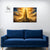 Capricorn Zodiac Wall Art | Golden Monument of Legacy & Authority | Celestial Obelisk Astrology Canvas Painting | Discipline, Stability & Power Artwork | Luxury Capricorn Spiritual Decor