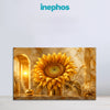 Leo Zodiac Wall Art | Radiance, Prestige & Solar Confidence | Golden Sunflower Majesty | Royal Fire Energy Canvas Painting | Leo Fire Sign Astrology Artwork | Luxury, Success & Empowered Living Spaces
