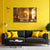 Leo Zodiac Wall Art | Radiance, Prestige & Solar Vitality | Golden Sun Emblem | Royal Fire Energy Canvas Painting | Leo Fire Sign Astrology Artwork | Confidence, Luxury & Empowered Living Spaces