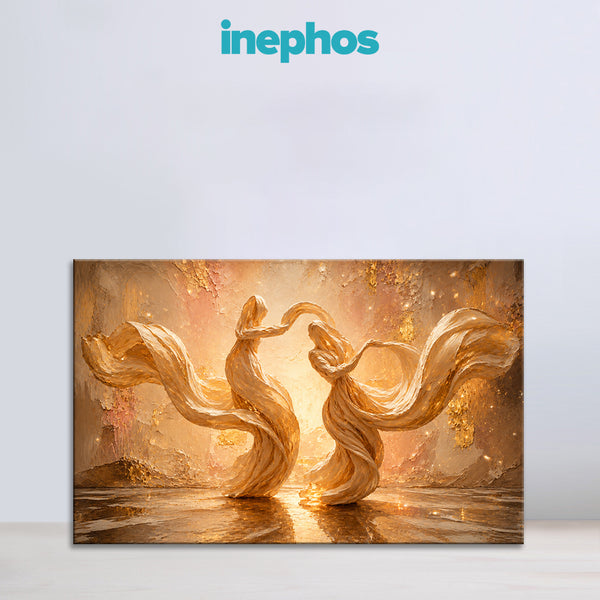 Libra Zodiac Wall Art | Grace, Emotional Harmony & Divine Connection | Celestial Flow Union | Air Energy Canvas Painting | Libra Air Sign Astrology Artwork | Love, Elegance & Harmonious Luxury Spaces