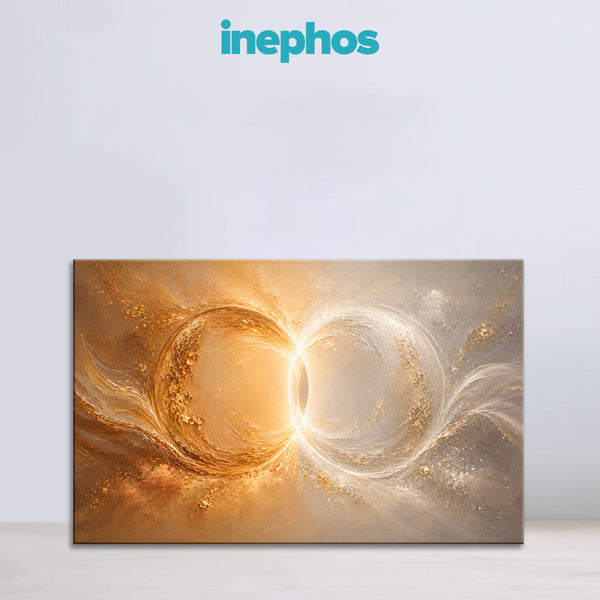 Libra Zodiac Wall Art | Balance, Unity & Divine Harmony | Eternal Equilibrium Flow | Air Energy Canvas Painting | Libra Air Sign Astrology Artwork | Peace, Love & Harmonious Luxury Spaces