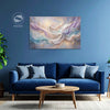 Pisces Zodiac Wall Art | Ethereal Flow of Dreams & Divine Emotion | Celestial Abstract Water Element Canvas Painting | Spiritual Serenity & Intuitive Energy Decor