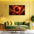 Scorpio Zodiac Wall Art | Intensity, Transformation & Hidden Power | Crimson Eclipse Core | Mystic Water-Fire Energy Canvas Painting | Scorpio Astrology Artwork | Protection, Depth & Soul Awakening Spaces