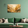 Taurus Zodiac Wall Art | Stability, Luxury & Abundance Energy | Golden Earth Horizon | Prosperity Flow Canvas Painting | Taurus Earth Sign Astrology Artwork | Wealth, Peace & Grounded Living Spaces